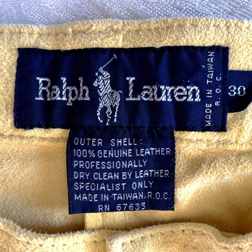 Leather Pants (Vintage Ralph Lauren 1980s )